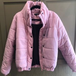 Pink Puffer Jacket